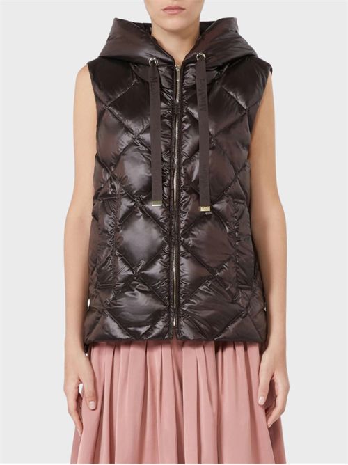 Short quilted diamond padded vest MAX MARA THE CUBE | 2629296055600027